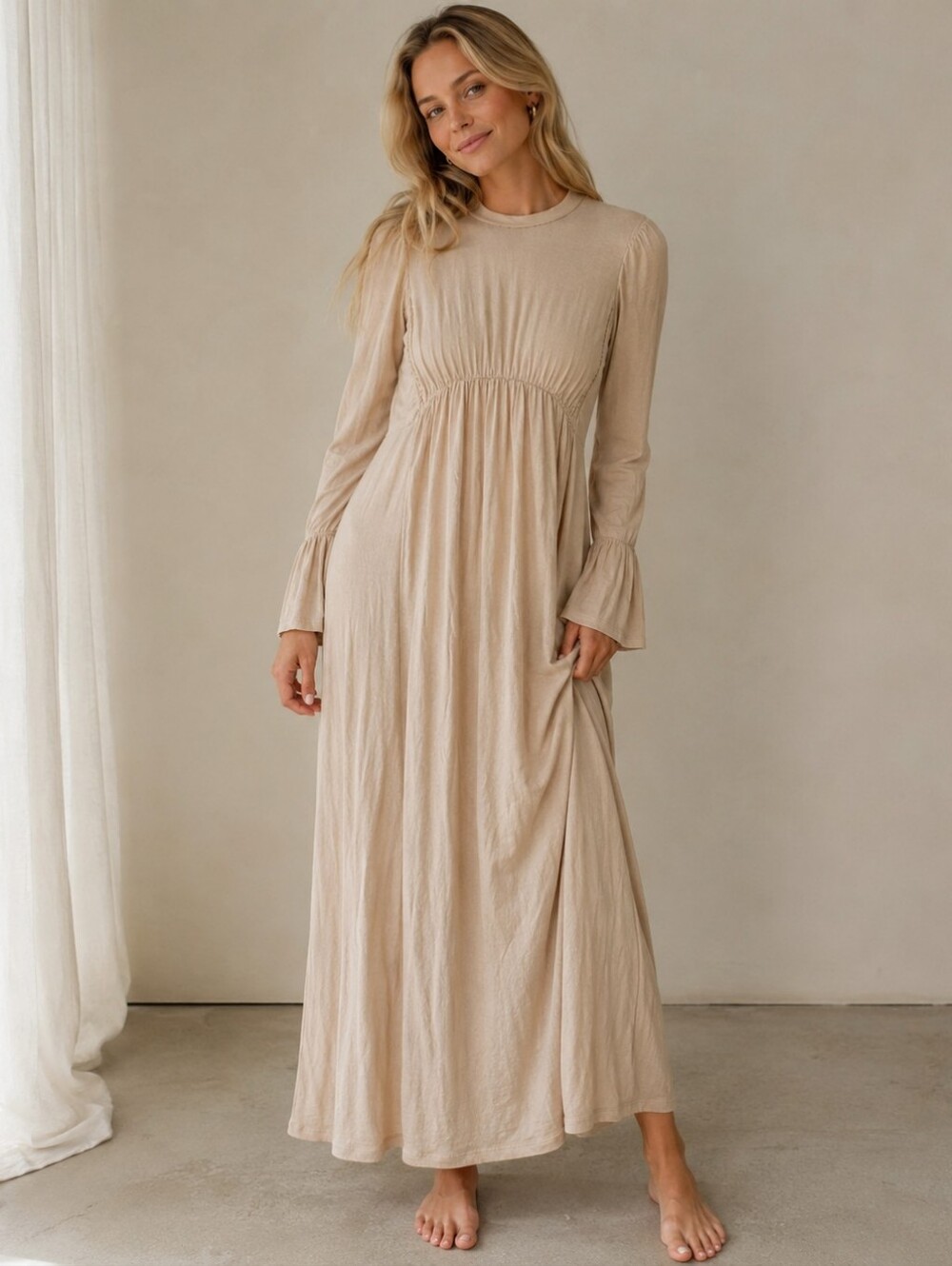 Rachel Pally Cream Maxi Dress NWT Medium